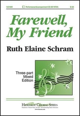 Farewell, My Friend Three-Part Mixed choral sheet music cover